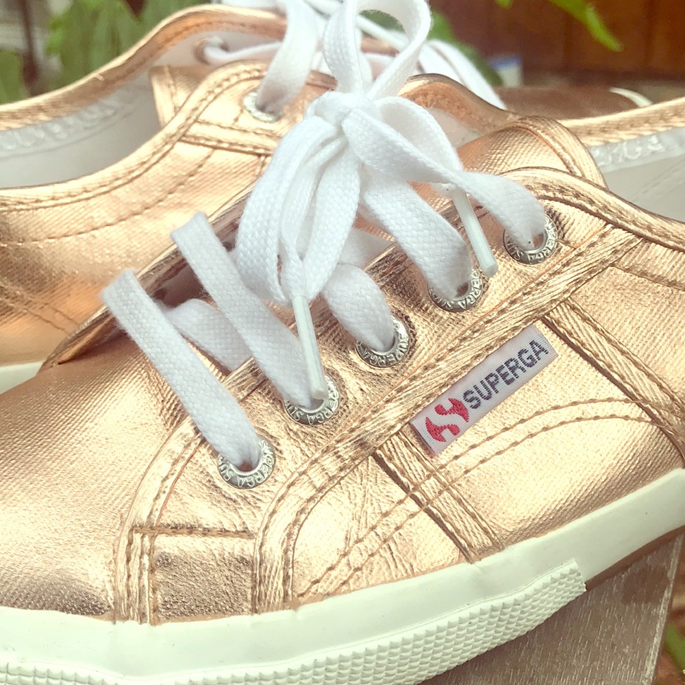 Rose Gold Sneakers